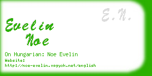 evelin noe business card